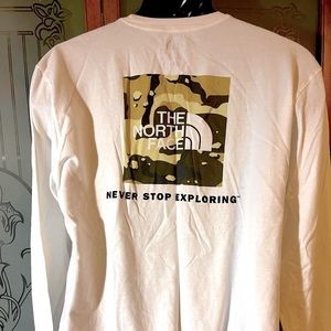 The North Face White Long Sleeve Graphic T-Shirt